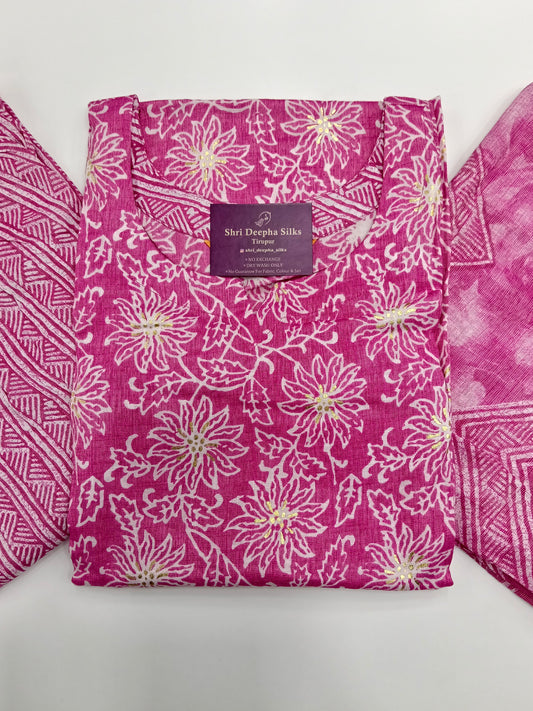 Casual Wear Spun Cotton 3 Pcs Salwar Set - JVSS10