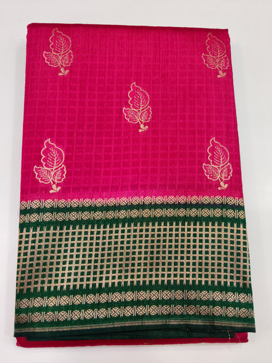 Semi Banarasi Silk Saree
