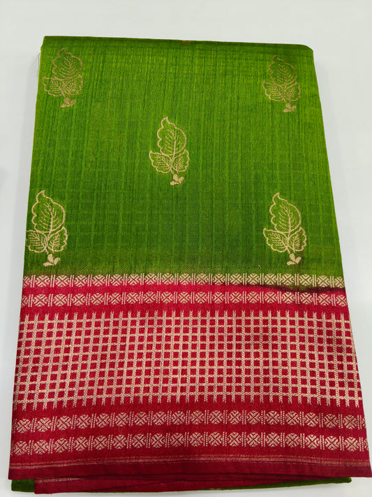 Semi Banarasi Silk Saree