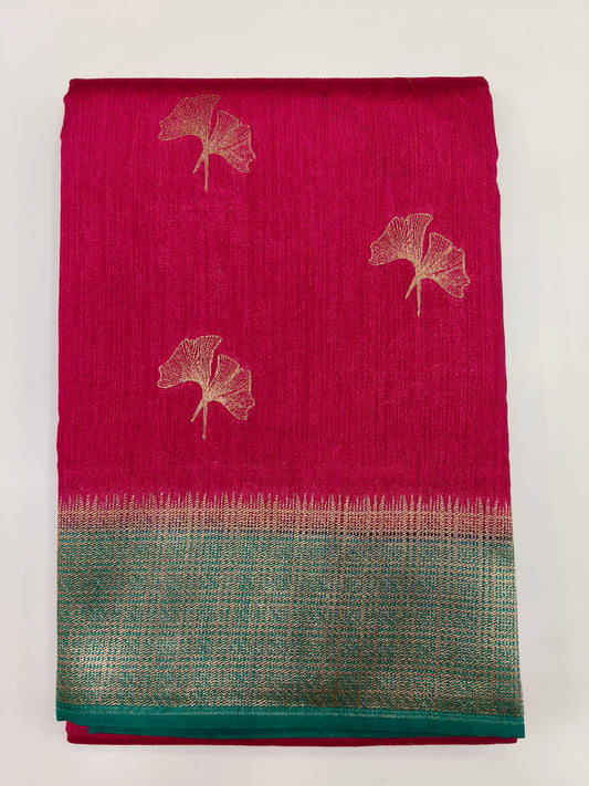 Semi Banarasi Silk Saree