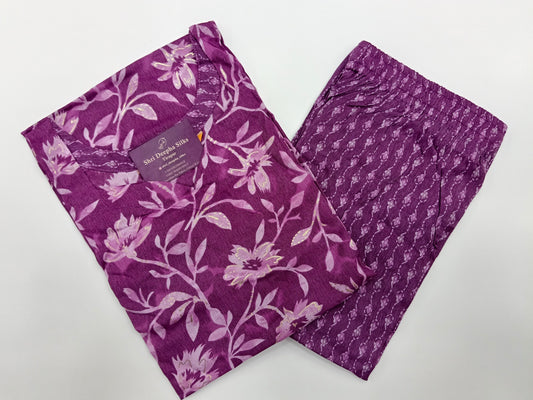 Casual Wear Spun Cotton 2 Pcs Salwar Set - JV2S02