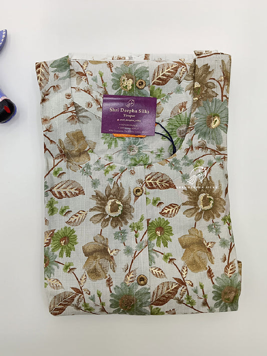 Aline Vertican Silk Kurti