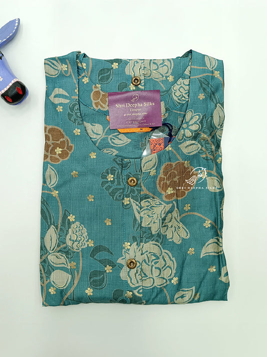 Aline Vertican Silk Kurti