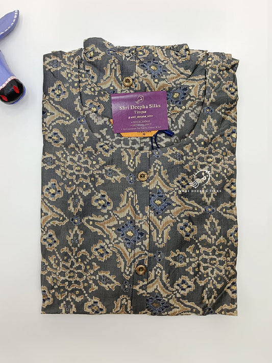Aline Vertican Silk Kurti
