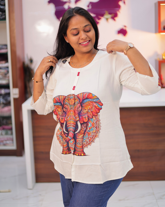 Boho Style Summer Short Top - BKST08 [PRE-BOOKING]
