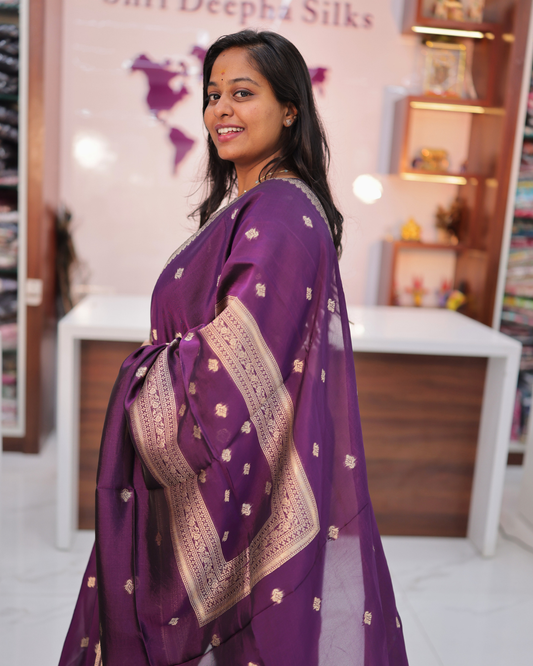 Premium Banarasi Silk 3 Pcs Salwar Set - VNSS03