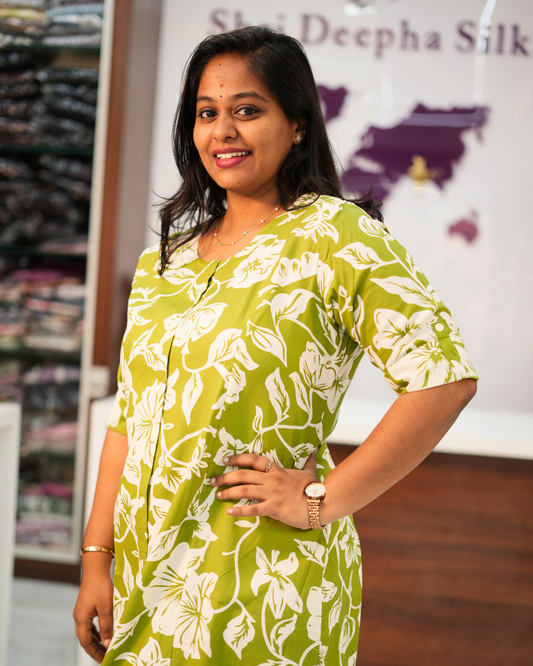 Budget Friendly Plus Size Aline Kurti - PSAK03