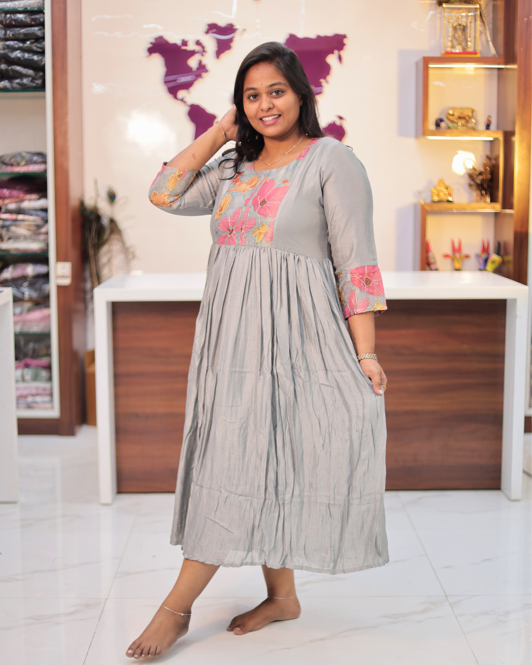 bridgerton maxi dress Bridgerton Pastel Dusty Rose Silk Maxi