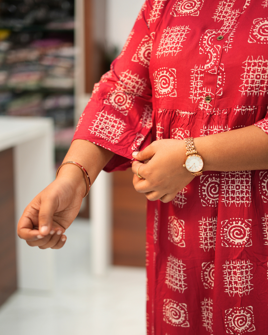 Budget Friendly Plus Size Aline Kurti - PSMD01