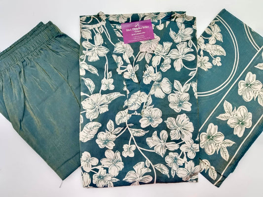 Office Wear Shimmer Silk 3 Pcs Salwar Set