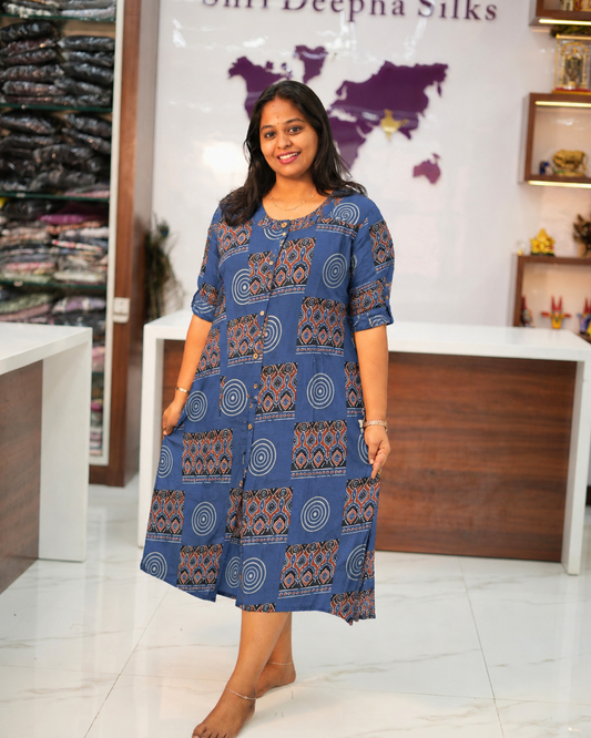 Budget Friendly Plus Size Aline Kurti - PSAK44