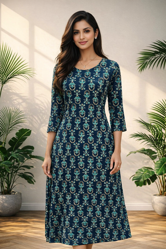 Vatican Silk Aline Kurti - ALKT63