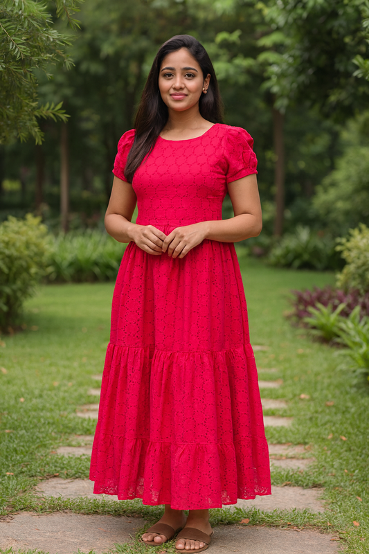 Hakoba Puff Midi Pink - HPM21