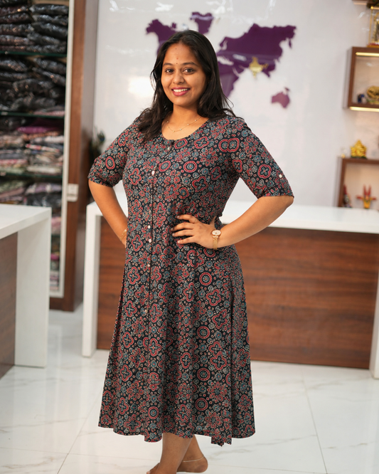 Budget Friendly Plus Size Aline Kurti - PSAK47