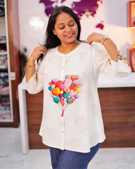 Boho Style Summer Short Top - BKST09