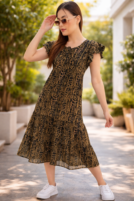 Trendy Vacation Mahndi Western Midi - TVSC41