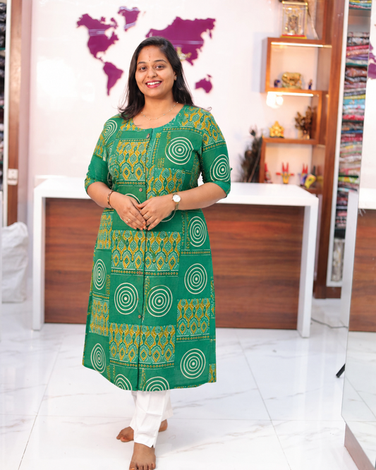 Budget Friendly Plus Size Aline Kurti - PSAK45