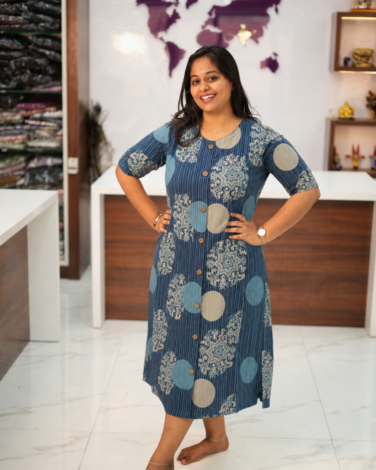 Budget Friendly Plus Size Aline Kurti - PSAK36