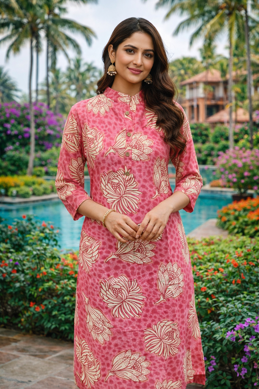 Vatican Silk Aline Kurti - ALKT11