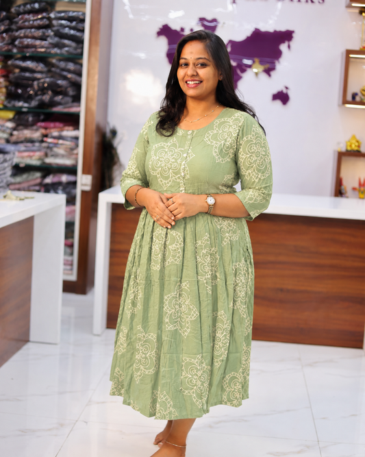 Spun Cotton Plus Size Budget Midi - JVMD15