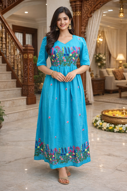 Crochet Maxi Skyblue - CRMX02