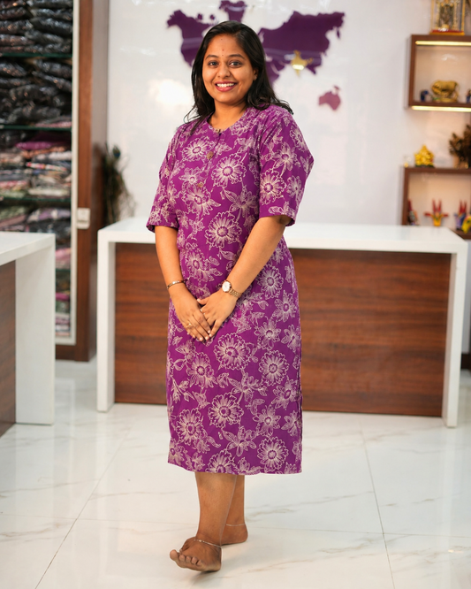 Budget Friendly Plus Size Aline Kurti - PSAK46