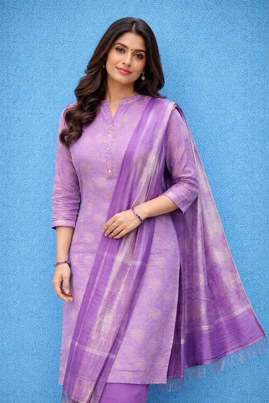 Casual Wear Modal Silk 3 Pcs Salwar Set - CWSS01