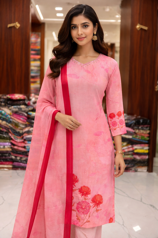 Premium Party Wear 3 Pcs Salwar Set - PPSS24