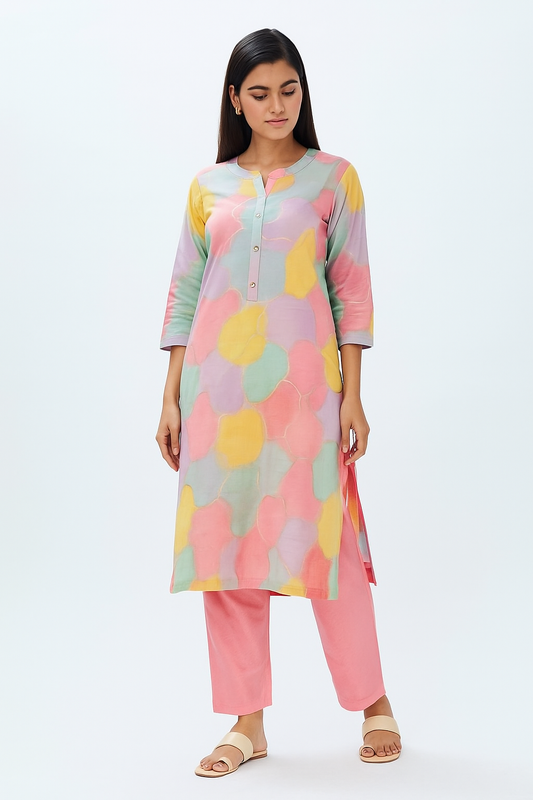 Office Wear Modal Silk 3 Pcs Salwar Set