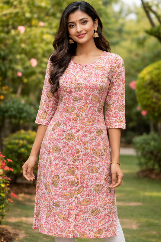 Vatican Silk Aline Kurti - ALKT10