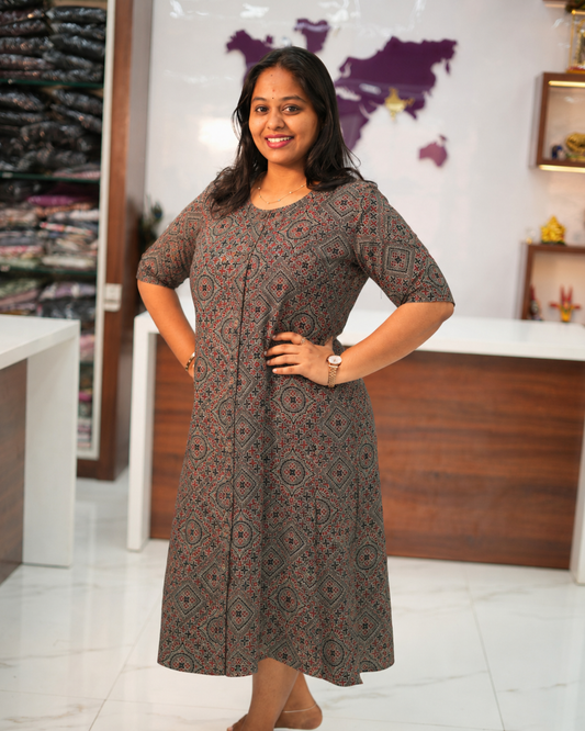 Budget Friendly Plus Size Aline Kurti - PSAK33