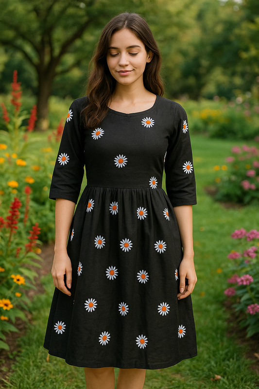 Sunflower Midi Black - SFM09