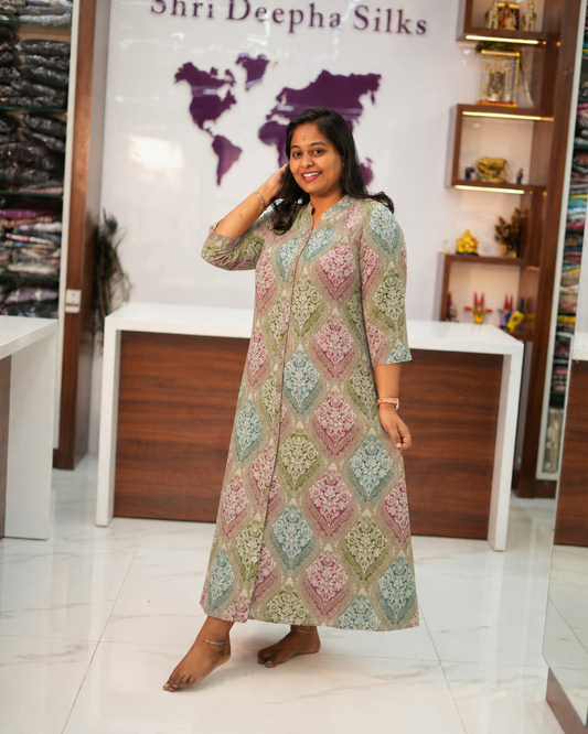 Budget Friendly Plus Size Aline Kurti - PSAK13