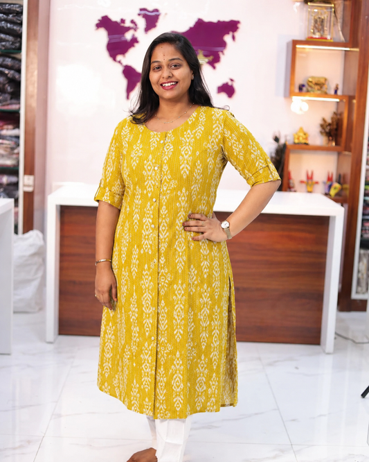 Budget Friendly Plus Size Aline Kurti - PSAK49