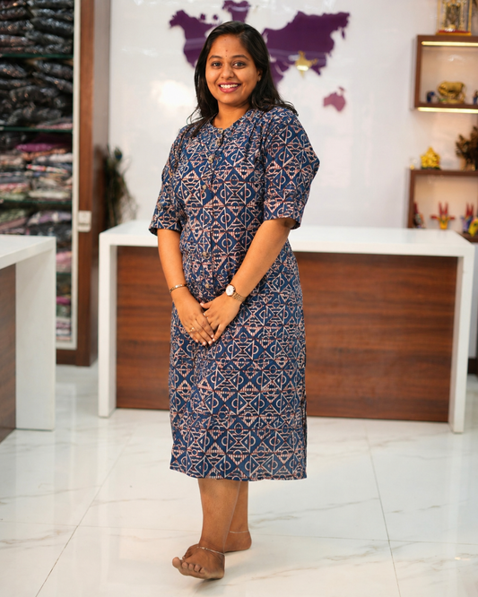 Budget Friendly Plus Size Aline Kurti - PSAK34