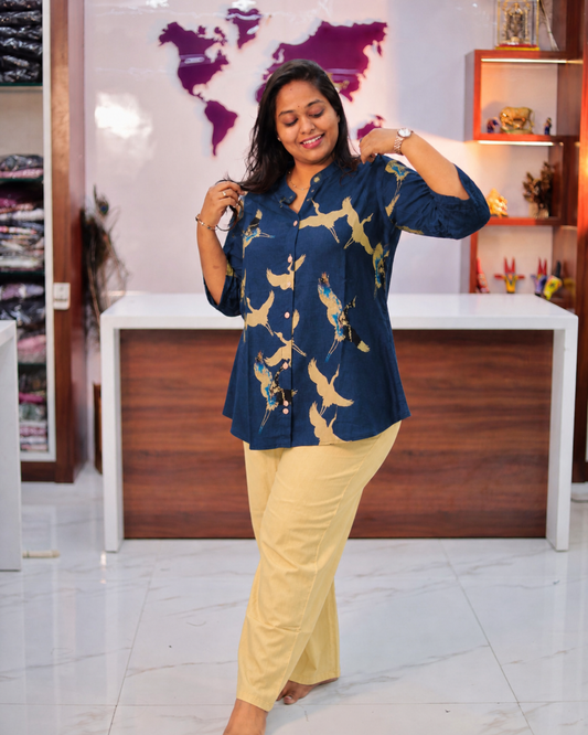 Boho Style Summer Short Top - BKST11