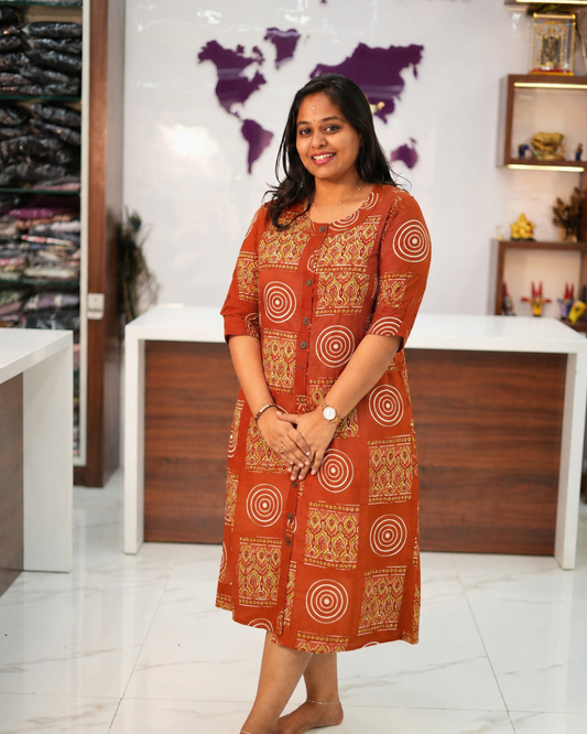 Budget Friendly Plus Size Aline Kurti - PSAK52