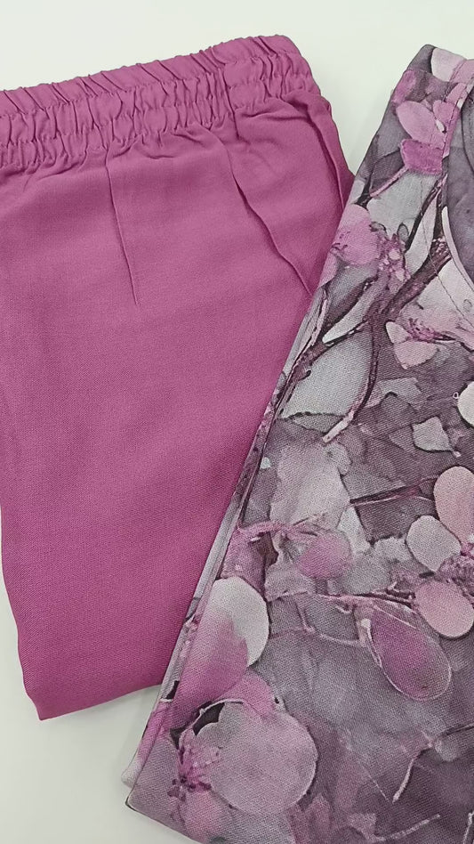 3 Pcs Linen Salwar Set