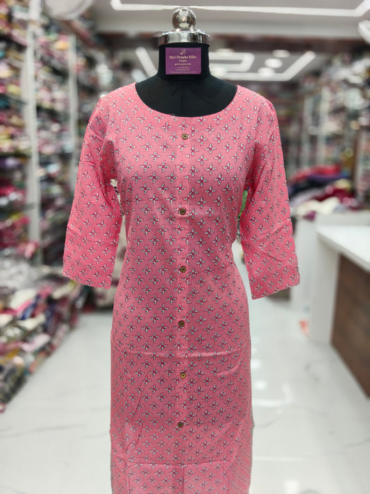 Spun Cotton Budget Kurti - NBK