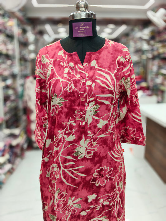 Spun Cotton Budget Kurti - NBK