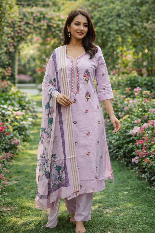 Budget Party Wear 3 Pcs Salwar Set - BPSS03