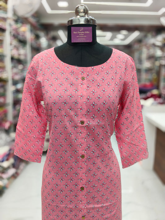 Spun Cotton Budget Kurti - NBK